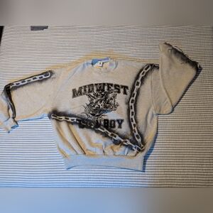 Gray Midwest Cowboy Sweatshirt